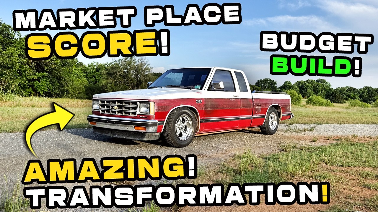 3 DAY Custom Truck BUILD! Puddin’ Scores A 1984 S10 From Marketplace And Proceeds To Build A Simple, Clean, & Budget Friendly Mini Truck.