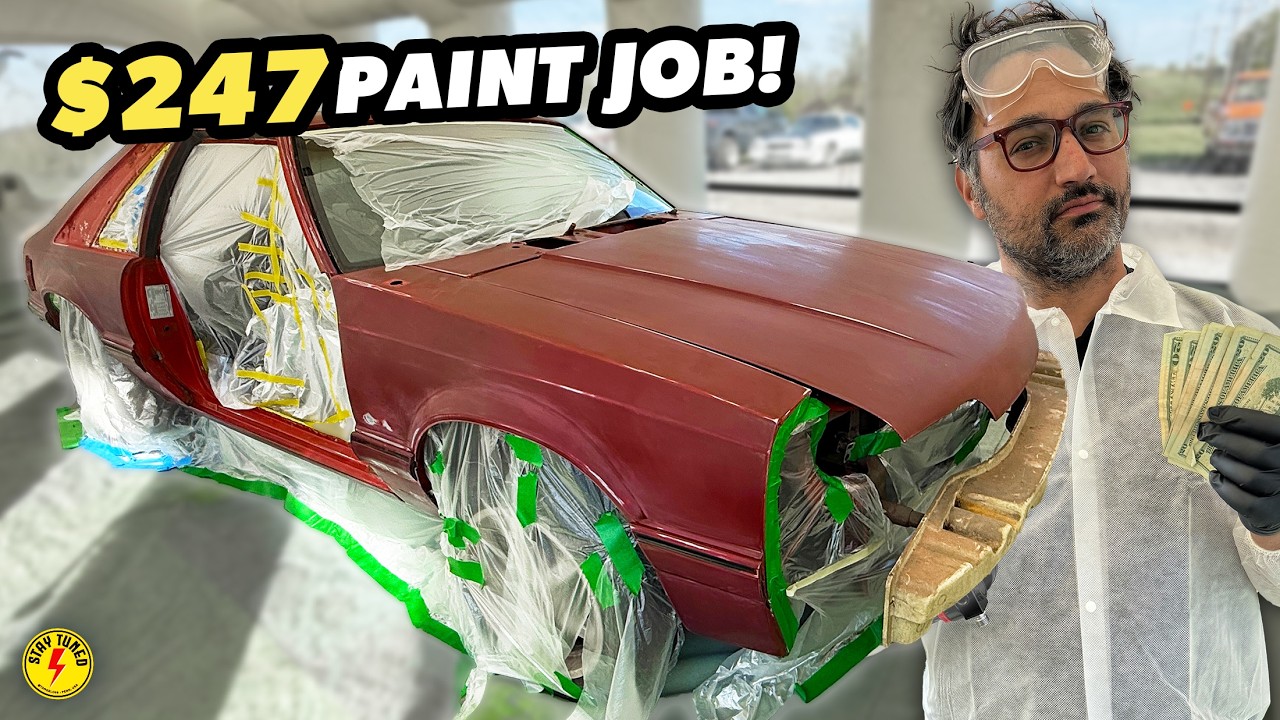 Can You Really Paint A Car For Less Than $250 And Make It Look Halfway Decent? Tony Says, Yes… Err Maybe. Watch.