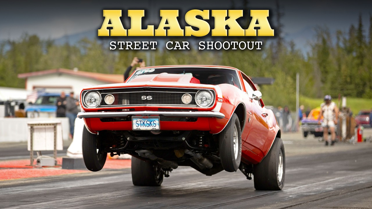 Alaska has some Unexpectedly FAST CARS! Alaska’s ONLY Dragstrip Puts On A Summer Street Car Shootout!