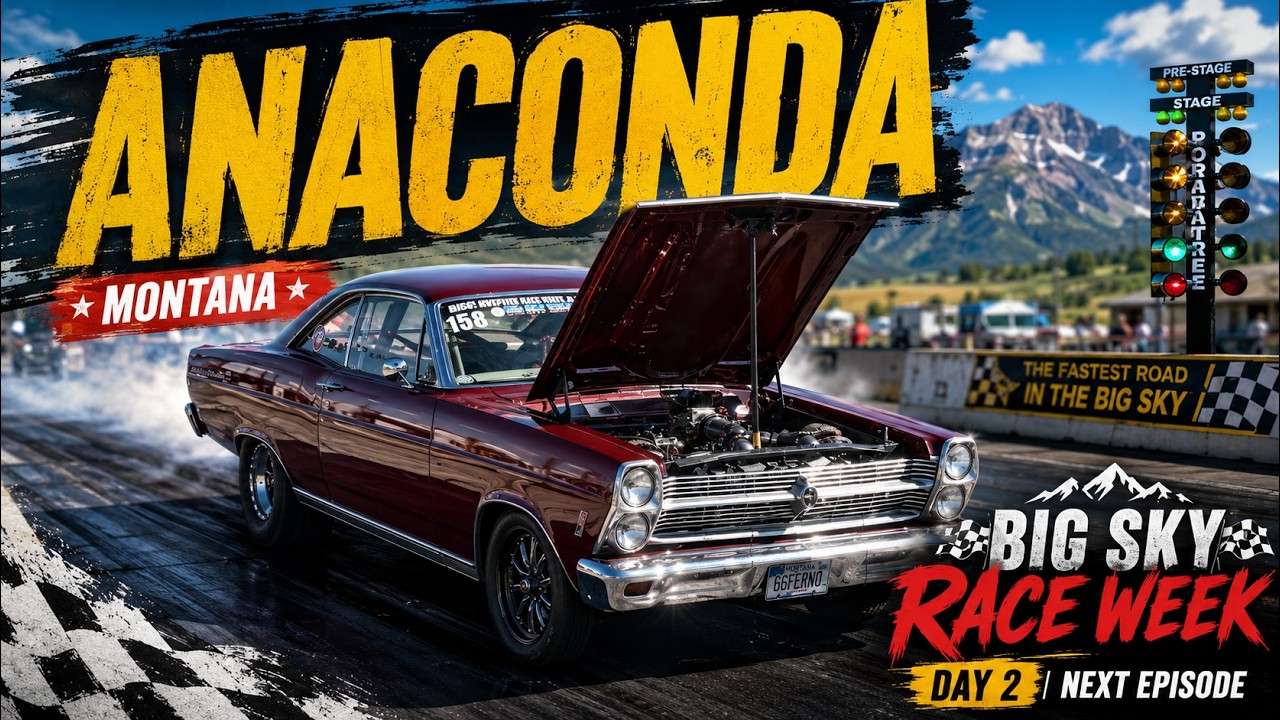 Big Sky Race Week Video from the BangShift Billy crew. Day 2 from Anaconda Montana’s Lost Creek Raceway!