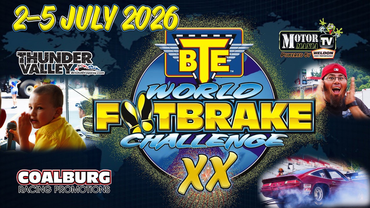 Free Live Streaming Drag Racing: 20th Annual World Footbrake Challenge Big Money Bracket Racing – Sunday