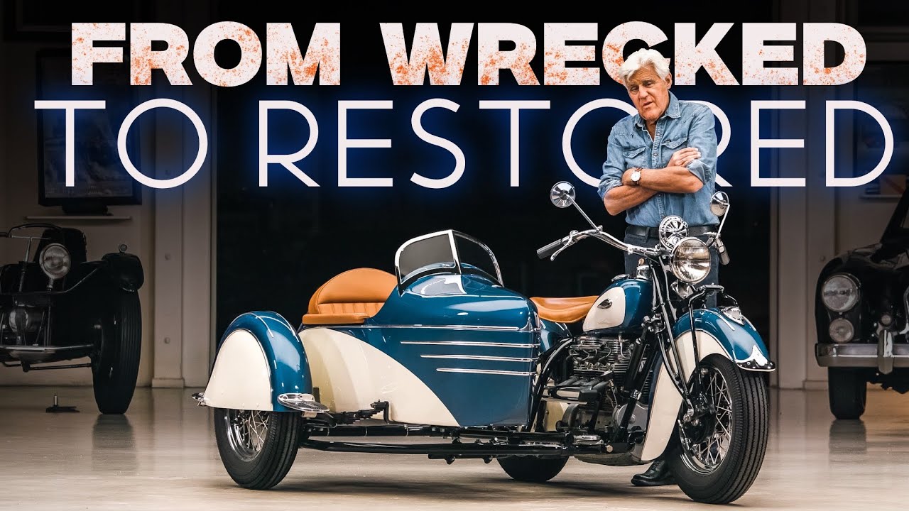 Jay Leno’s 1940 Indian Chief Was Crashed, Totaled, and Remade From Scratch! All At Jay Leno’s Garage